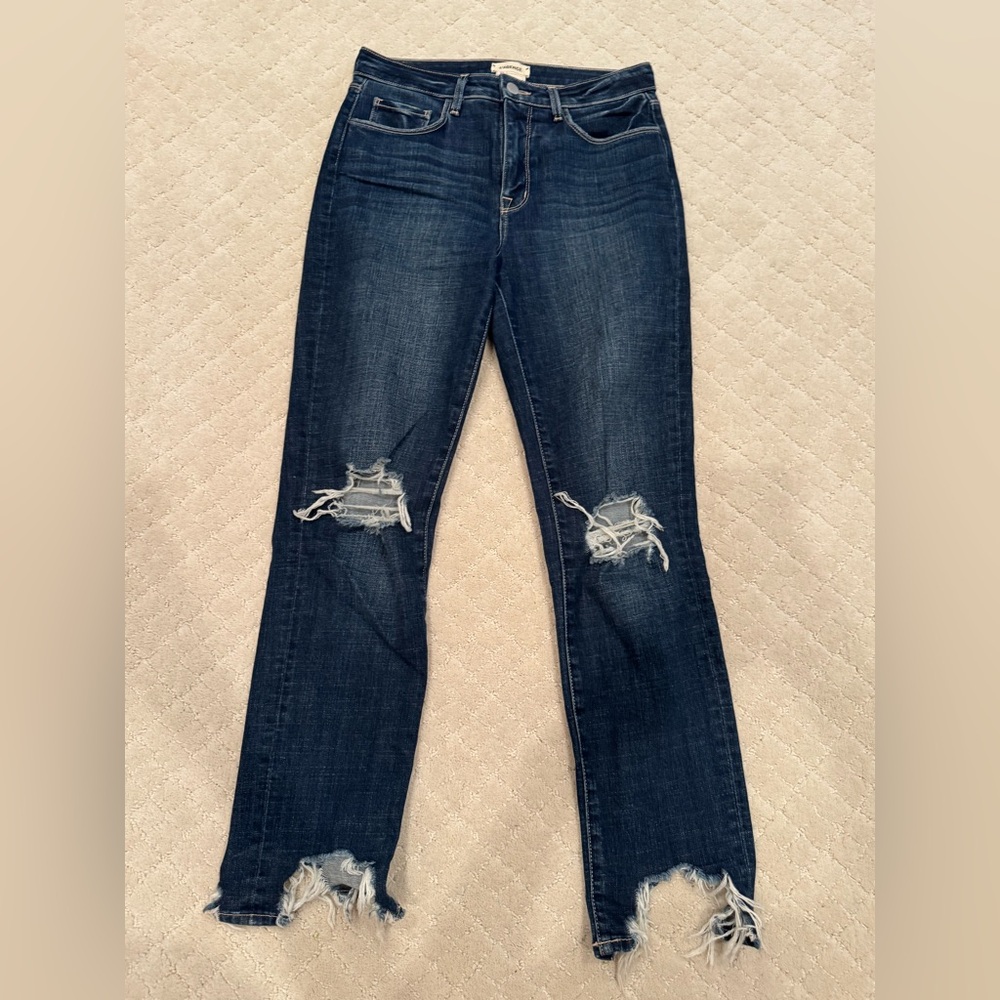 L'AGENCE High Line Straight Leg Jeans 27